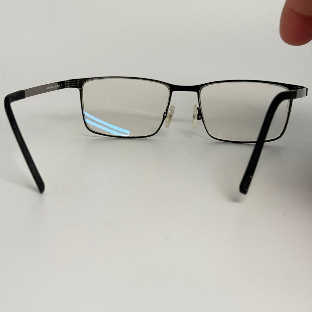 Morel France 30065L Rectangular Metal Eyeglass Frames Brown 57-18-145 MG 11 - Picture 3 of 8